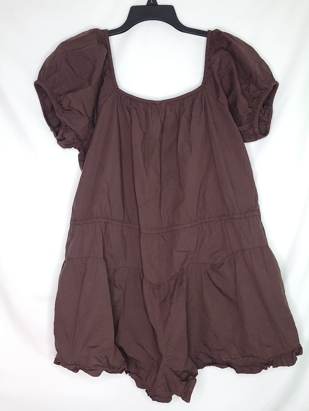 FREE PEOPLE Women's A Sight For Sore Eyes Brown Romper MEDIUM - Picture 12 of 12